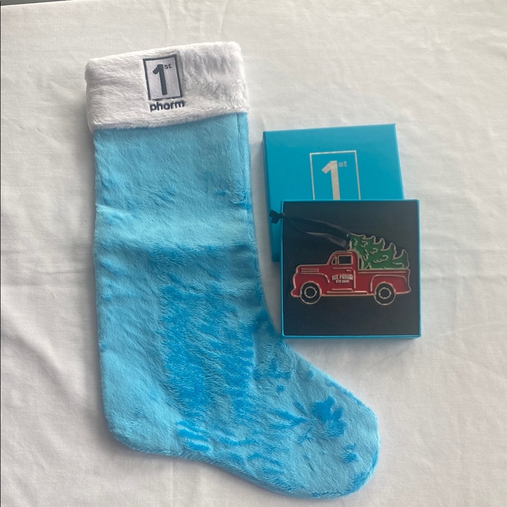 1st Phorm Holiday Ornament and Stocking Set